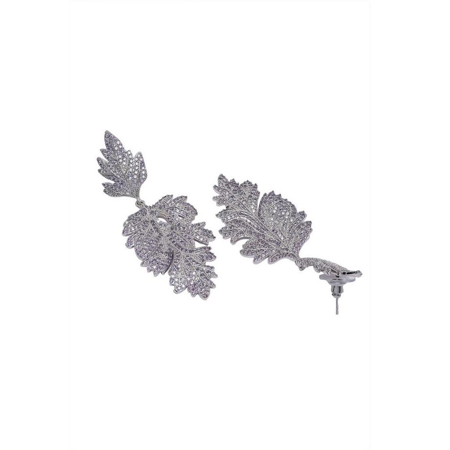 AVANT-GARDE PARIS  Diva Blattförmige Tropfenohrringe 