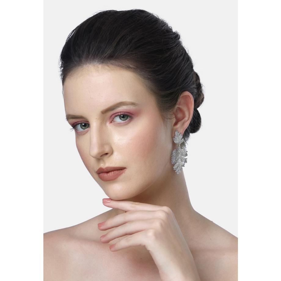 AVANT-GARDE PARIS  Diva Blattförmige Tropfenohrringe 