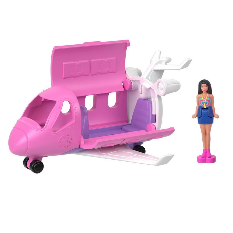 Barbie  Mini BarbieLand Traumflugzeug mit Farbwechsel-Effekt 