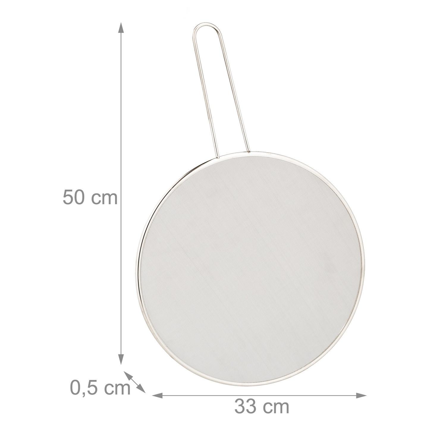 B2X Protection anti-éclaboussures pour poêle à frire, lot de 2  