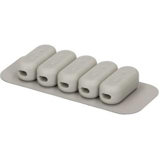 Max Hauri  Cable Home 168309 organizer per cavi Universale Supporto per cavo Grigio 5 pz 