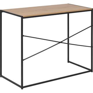 mutoni Schreibtisch Multiple Bronx Wildeiche Nachbildung 3 Gestelle Schwarz 100x45x75cm  