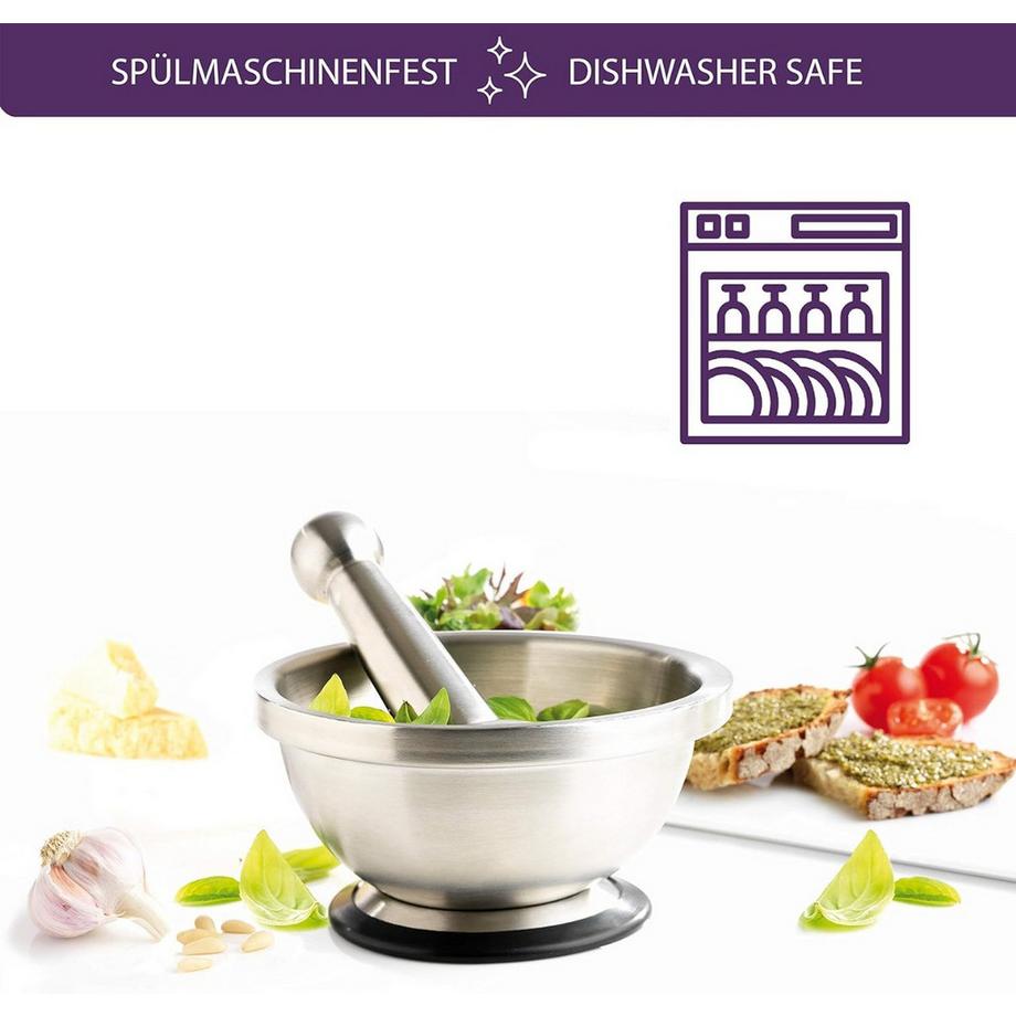 mastrad  Mörser mit Silikonsockel 