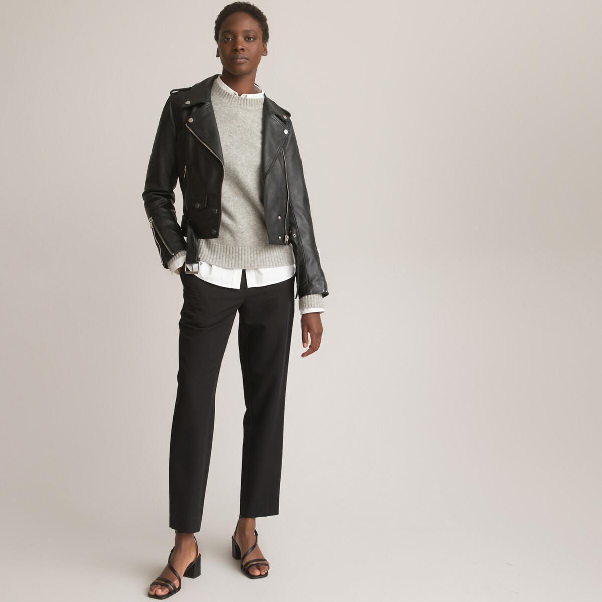 La Redoute Collections  Blouson motard en cuir 