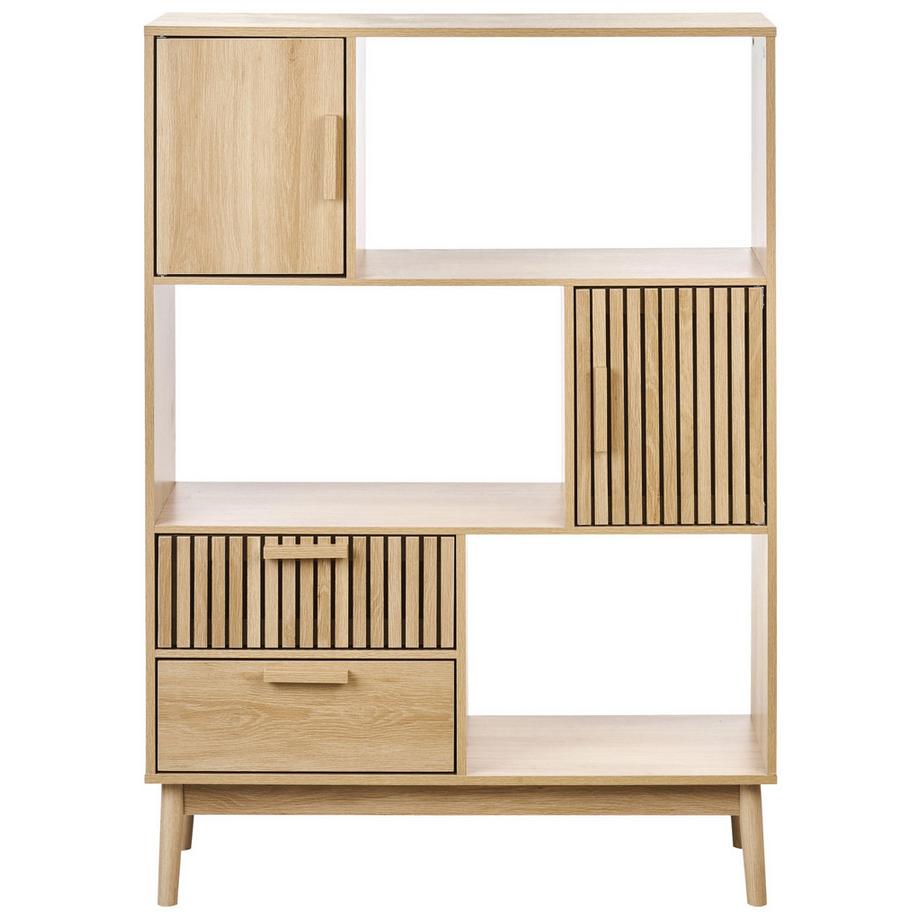 Beliani Regal aus MDF-Platte Skandinavisch LYNWOOD  