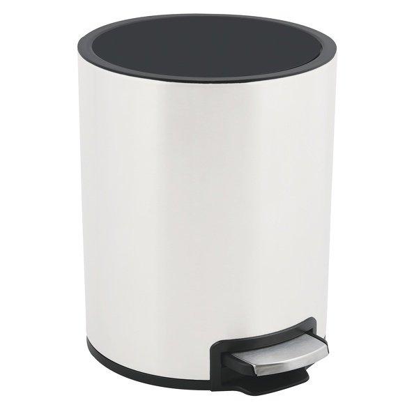 Image of Badezimmer Treteimer Edelstahl RIKU 3L Matt Weiß Badezimmer Treteimer Edelstahl RIKU 3L Matt Weiß