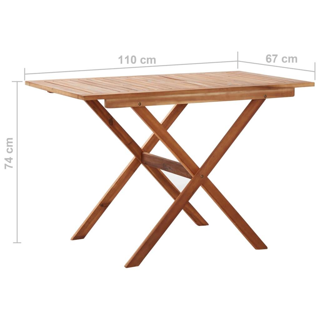 VidaXL Table de jardin  