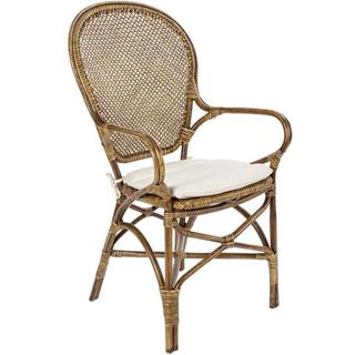 mutoni Fauteuil de jardin avec accoudoirs Edelina Honey  