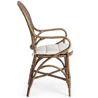 mutoni Fauteuil de jardin avec accoudoirs Edelina Honey  