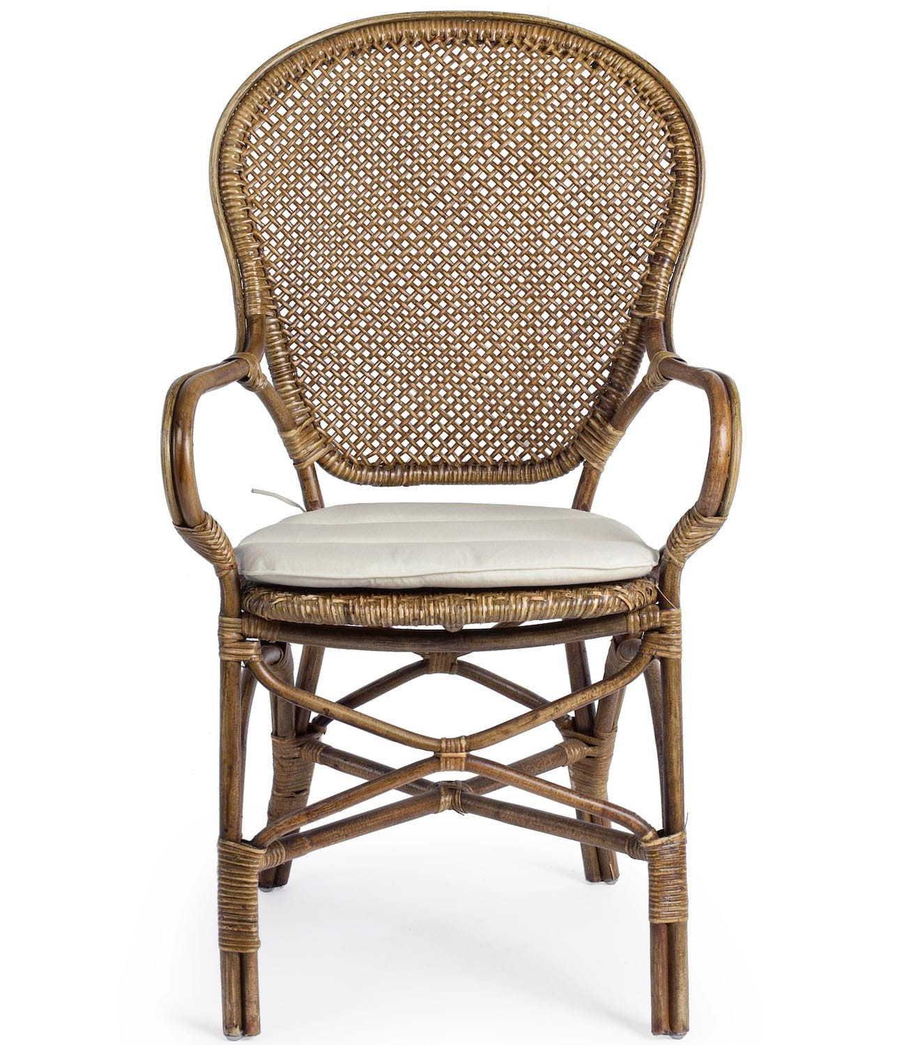 mutoni Fauteuil de jardin avec accoudoirs Edelina Honey  