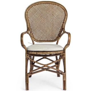 mutoni Fauteuil de jardin avec accoudoirs Edelina Honey  