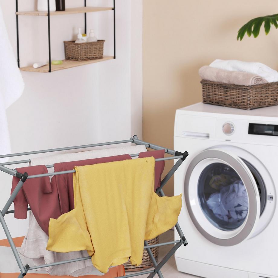 Northix  Klappbarer Wäscheständer 