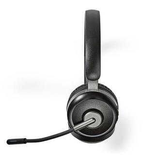 Nedis  PC -Headset | On-Ear | Stereo | Bluetooth | Faltbares Mikrofon | Schwarz 