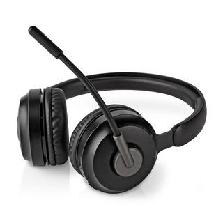 Nedis  PC -Headset | On-Ear | Stereo | Bluetooth | Faltbares Mikrofon | Schwarz 