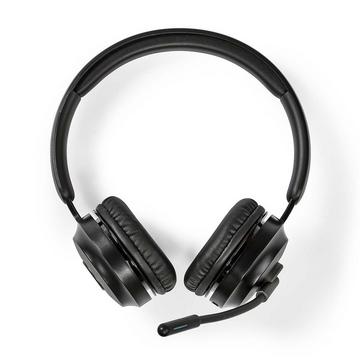 PC -Headset | On-Ear | Stereo | Bluetooth | Faltbares Mikrofon | Schwarz