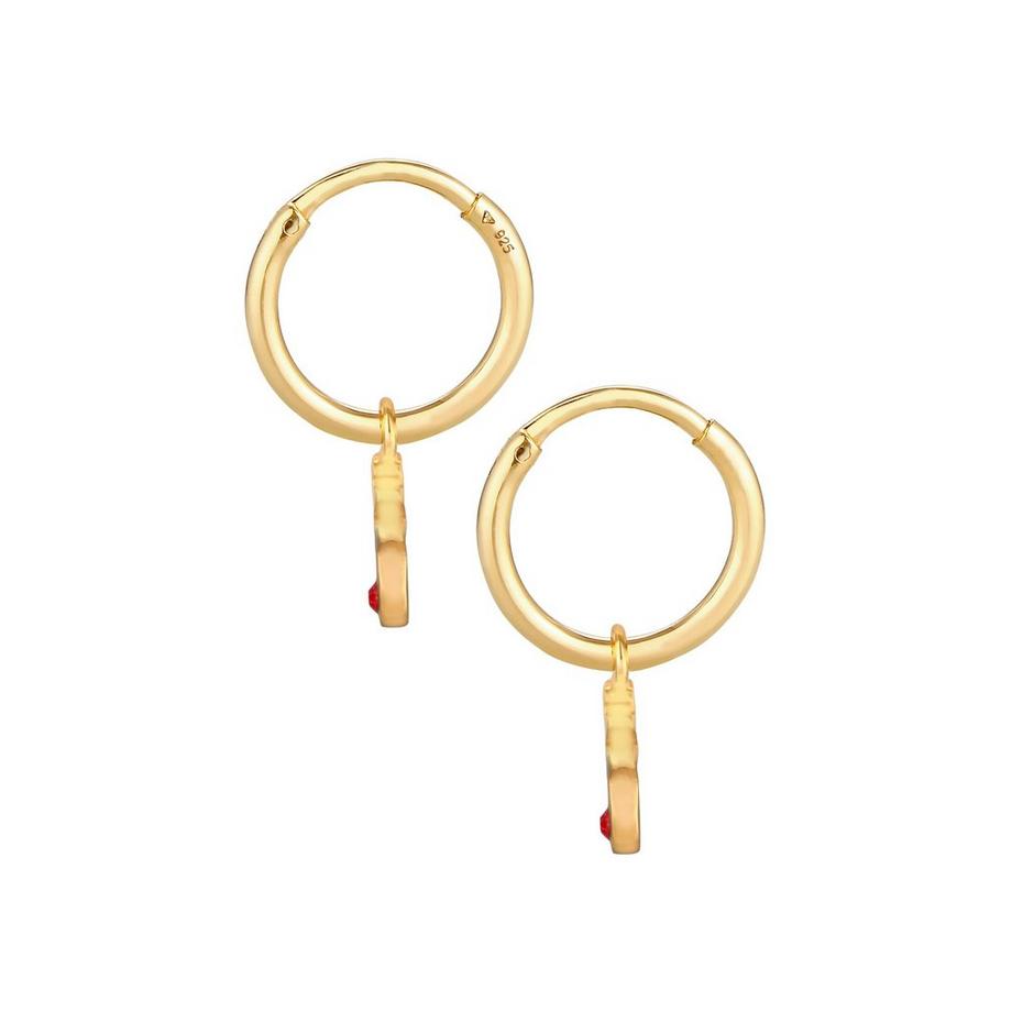 Elli  Ohrringe Creolen Rentier Kristalle 