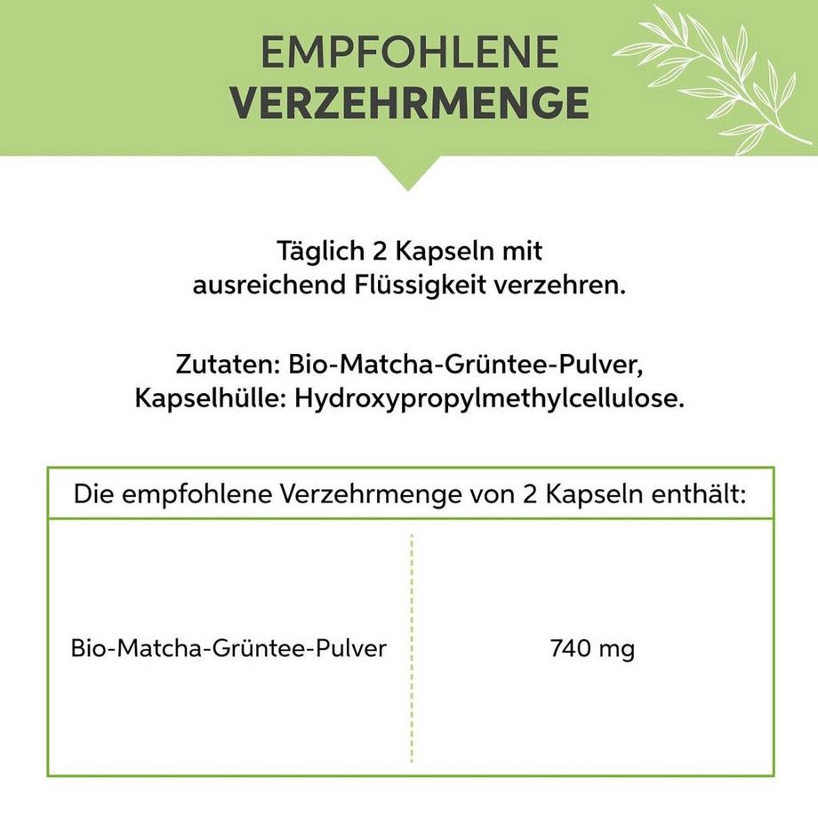 Eltabia  Bio Matcha Kapslen 