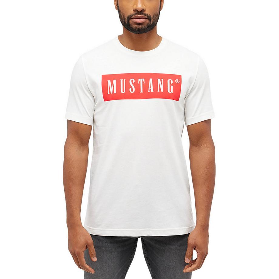 Mustang Austin Bequem sitzendes T-Shirt 1er Pack  