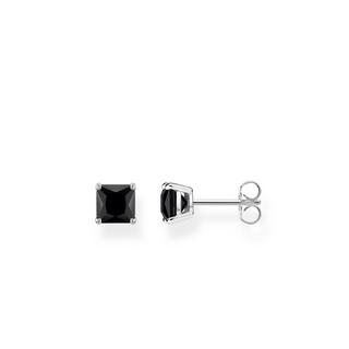 Thomas Sabo  Boucle d'Oreilles Schwarz Stein Silber 