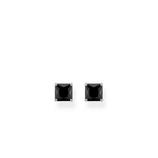 Thomas Sabo  Boucle d'Oreilles Schwarz Stein Silber 