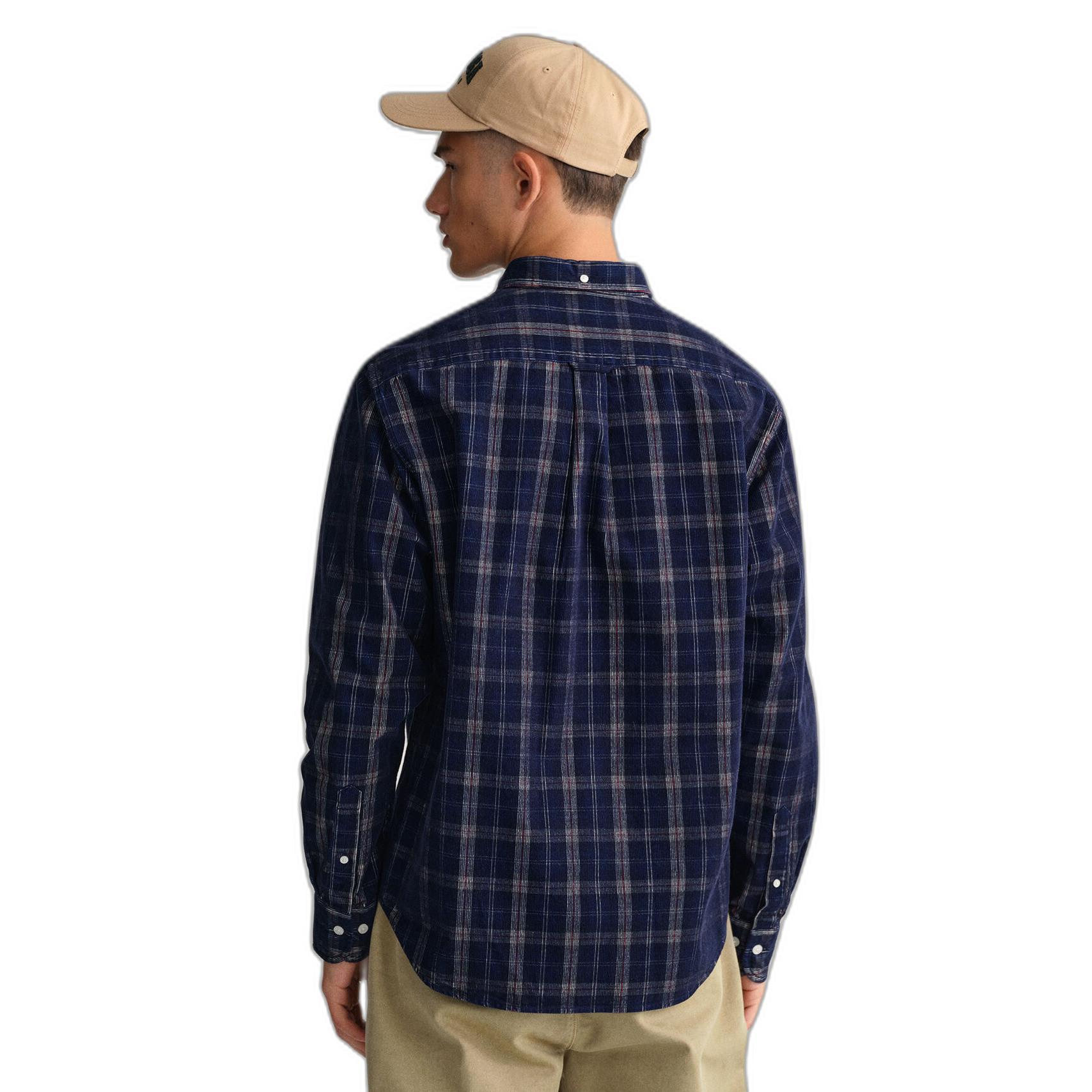 GANT Regular Fit Cord Check Hemd  