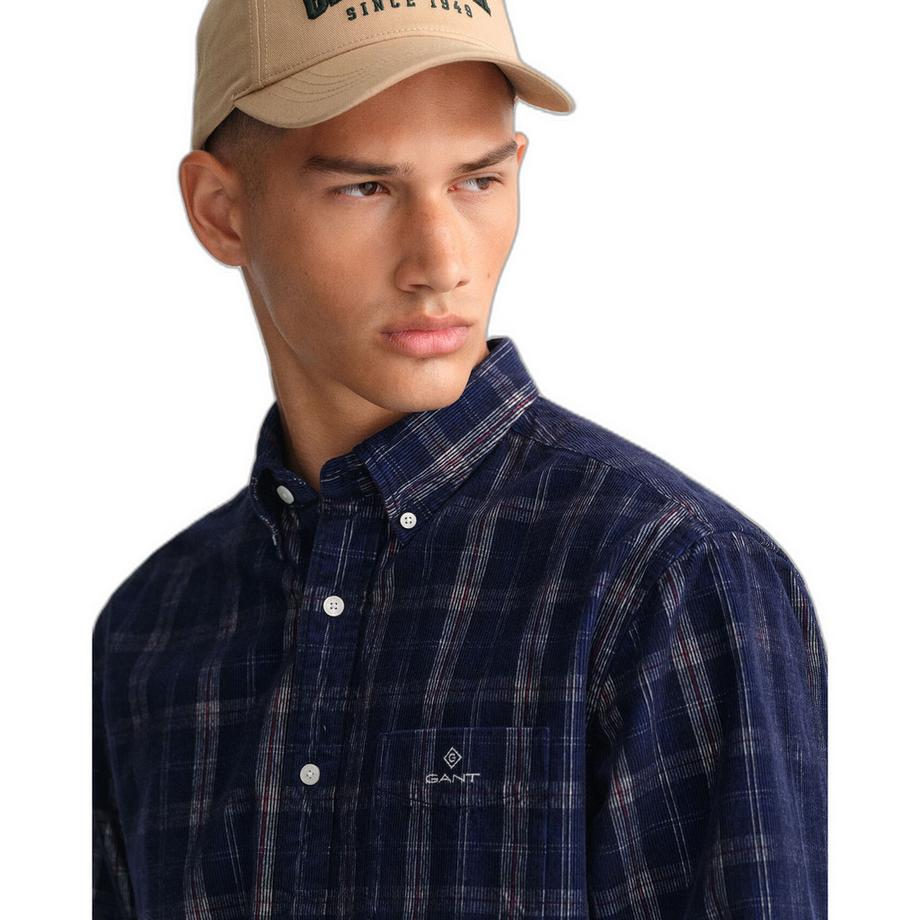 GANT Regular Fit Cord Check Hemd  