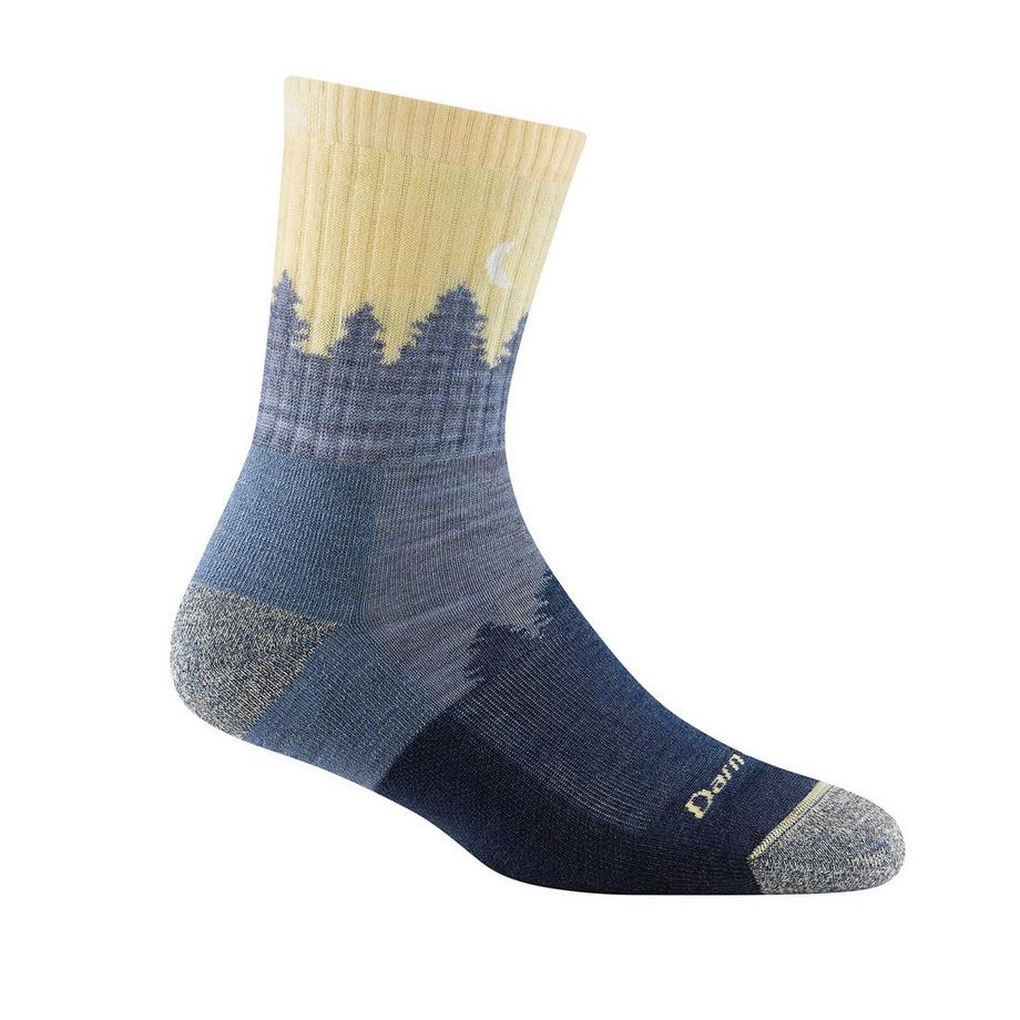 Calze Donna Micro Crew Trekking in Lana Merino Peso Medio