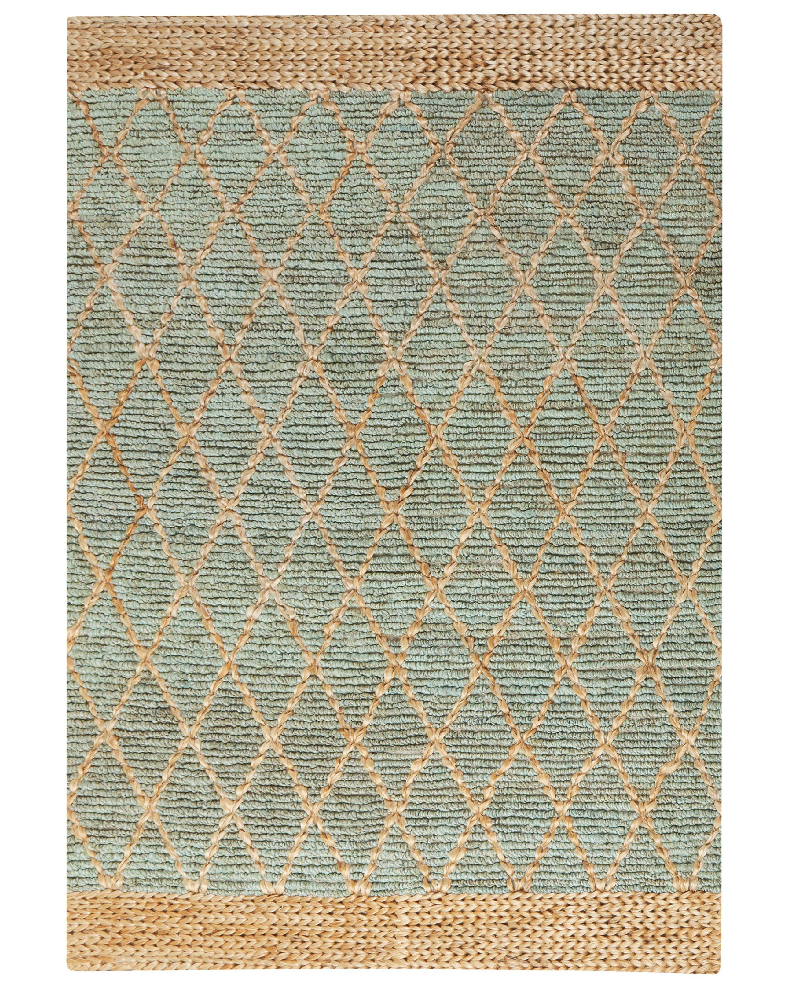 Beliani Tapis en Jute Boho TELLIKAYA  