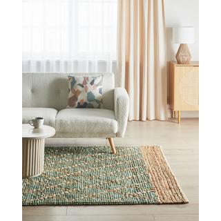 Beliani Tapis en Jute Boho TELLIKAYA  