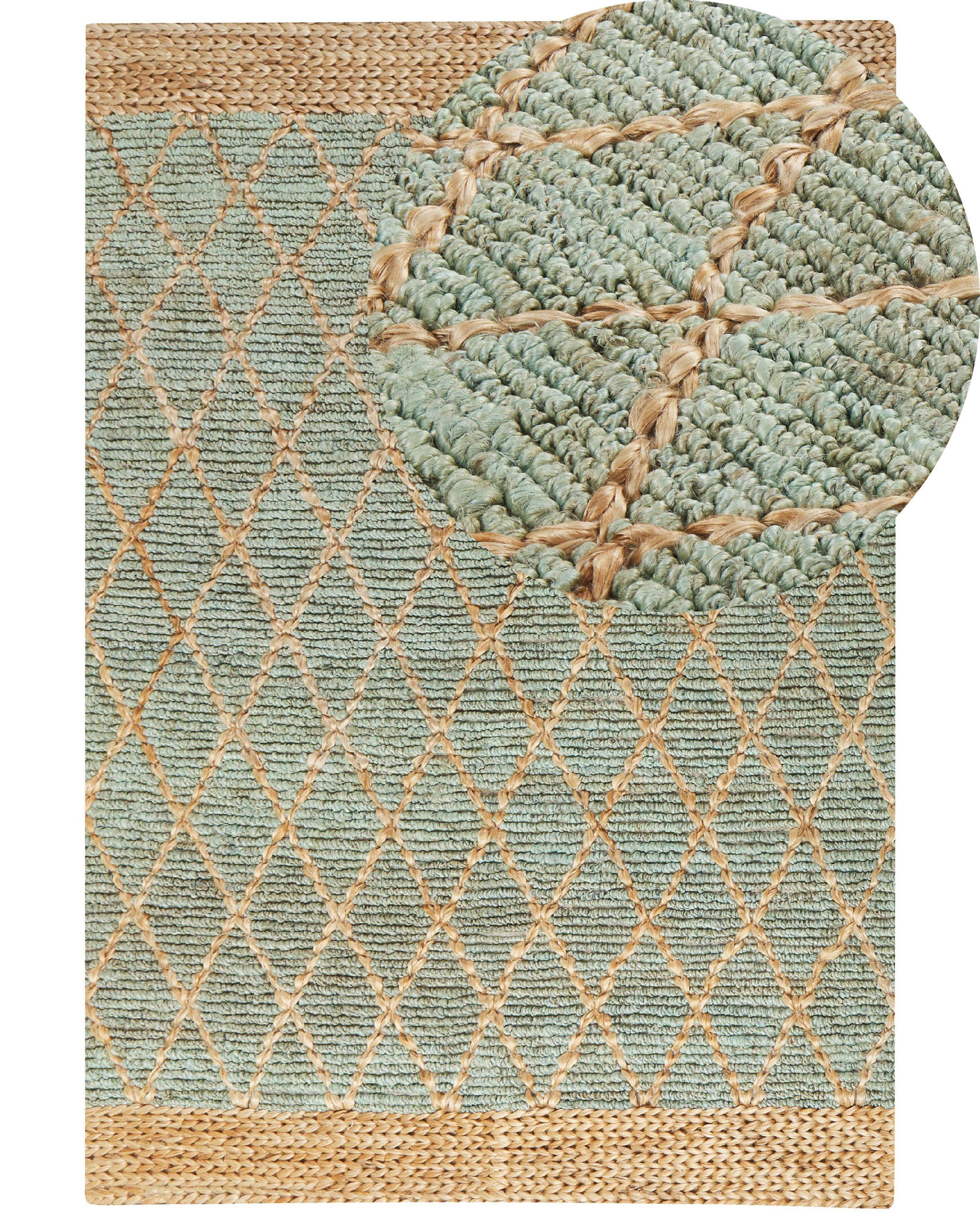 Beliani Tapis en Jute Boho TELLIKAYA  