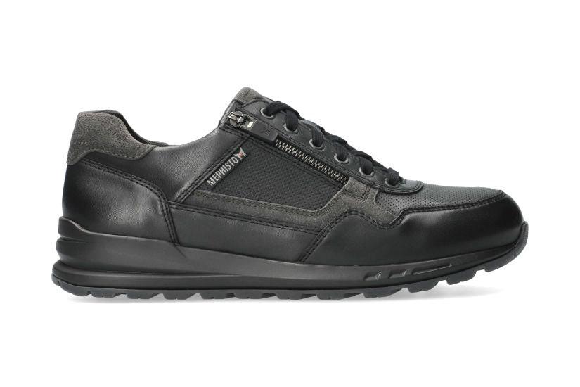 Image of Bradley - Leder Sneaker Herren Schwarz 43