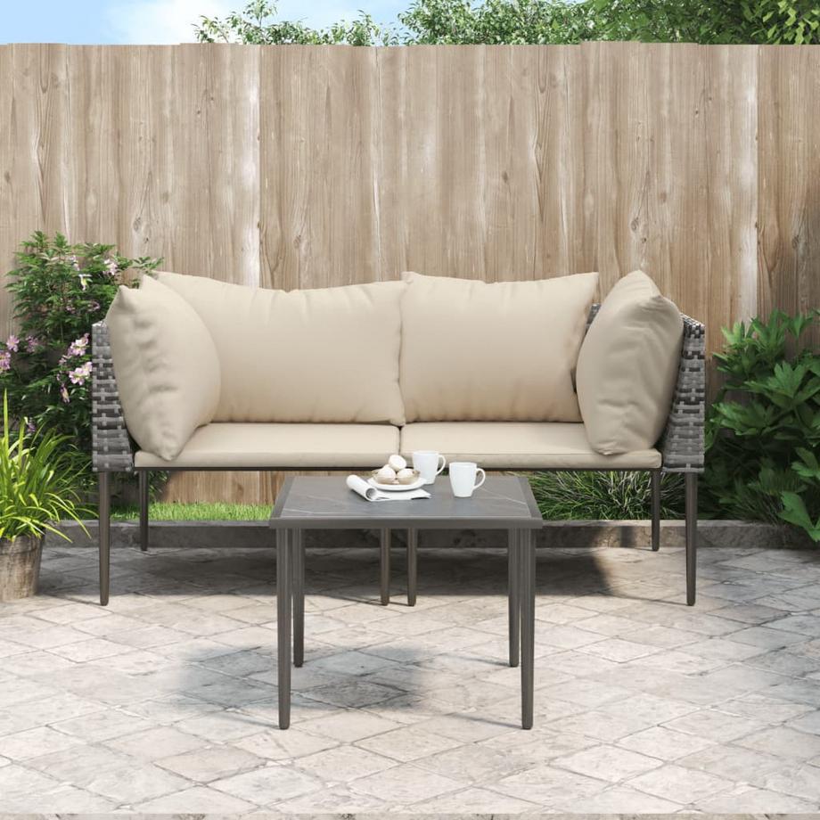 VidaXL Garten lounge set poly-rattan  