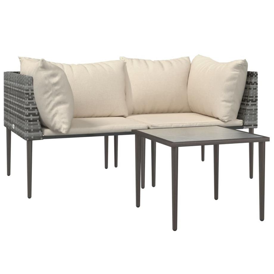 VidaXL Garten lounge set poly-rattan  