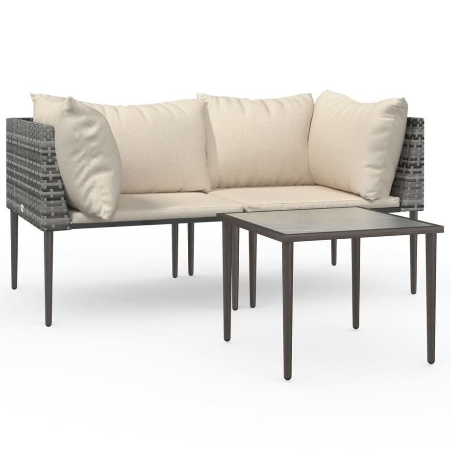 VidaXL Garten lounge set poly-rattan  