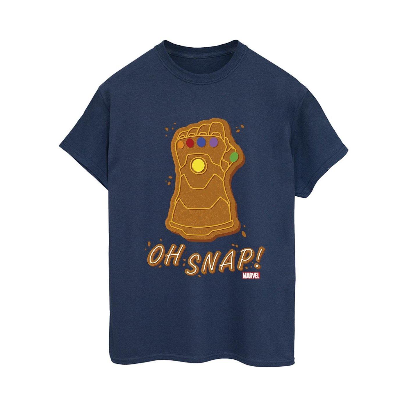 Image of Thanos Oh Snap Tshirt Damen Marine S