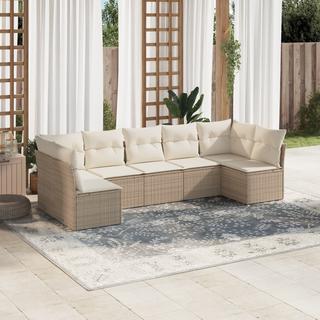 VidaXL set divano da giardino Polirattan  