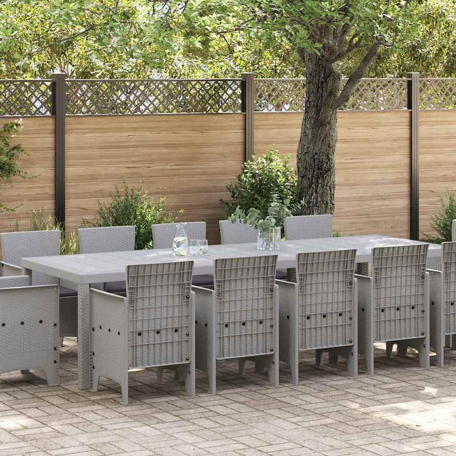 VidaXL Ensemble de repas extérieur polypropylène  