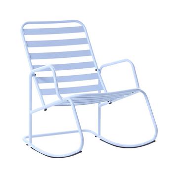 Fauteuil à bascule de jardin en Aluminium Moderne TURI