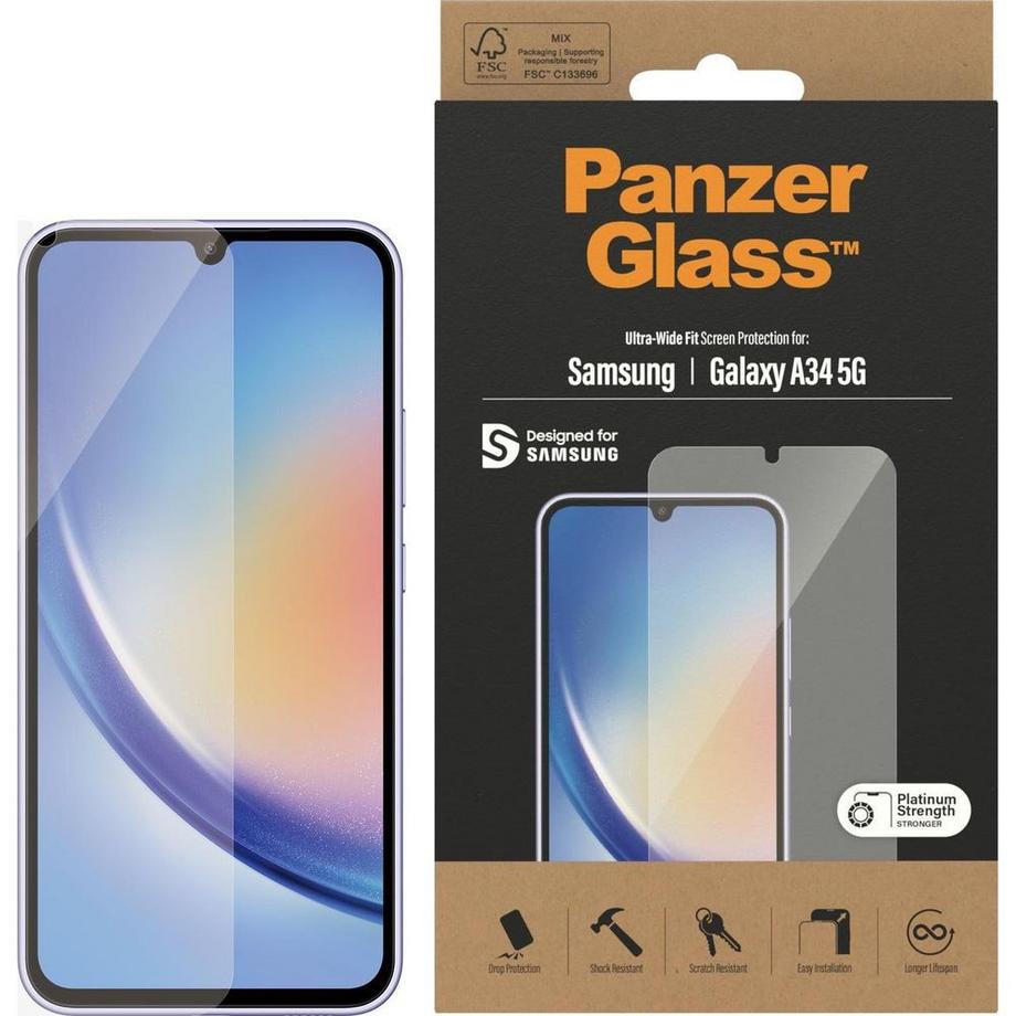 PanzerGlass  Back Cover Classic Fit Galaxy A34 5G Transparent 
