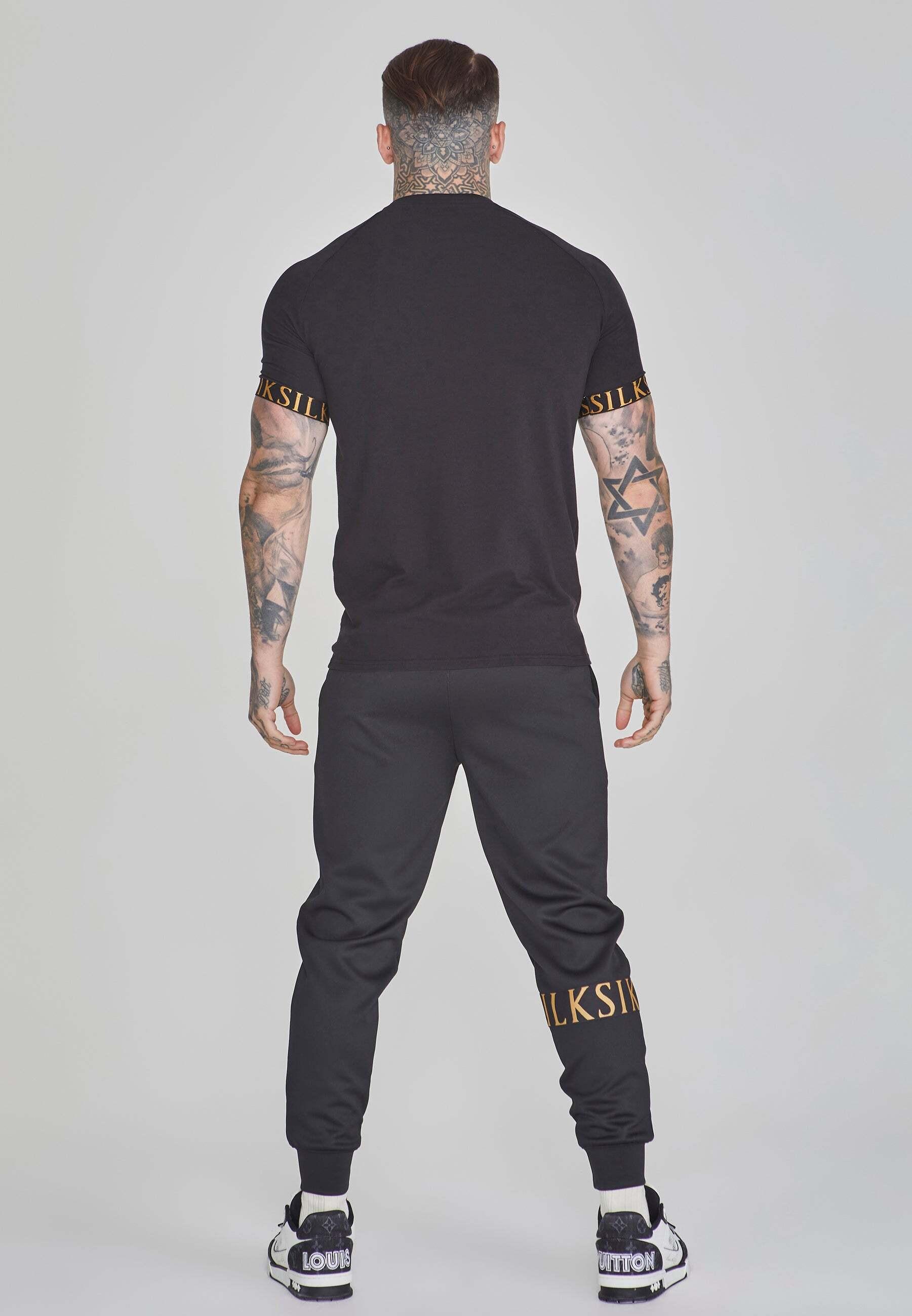 Sik Silk  T-Shirt Tech T-Shirt in Black 