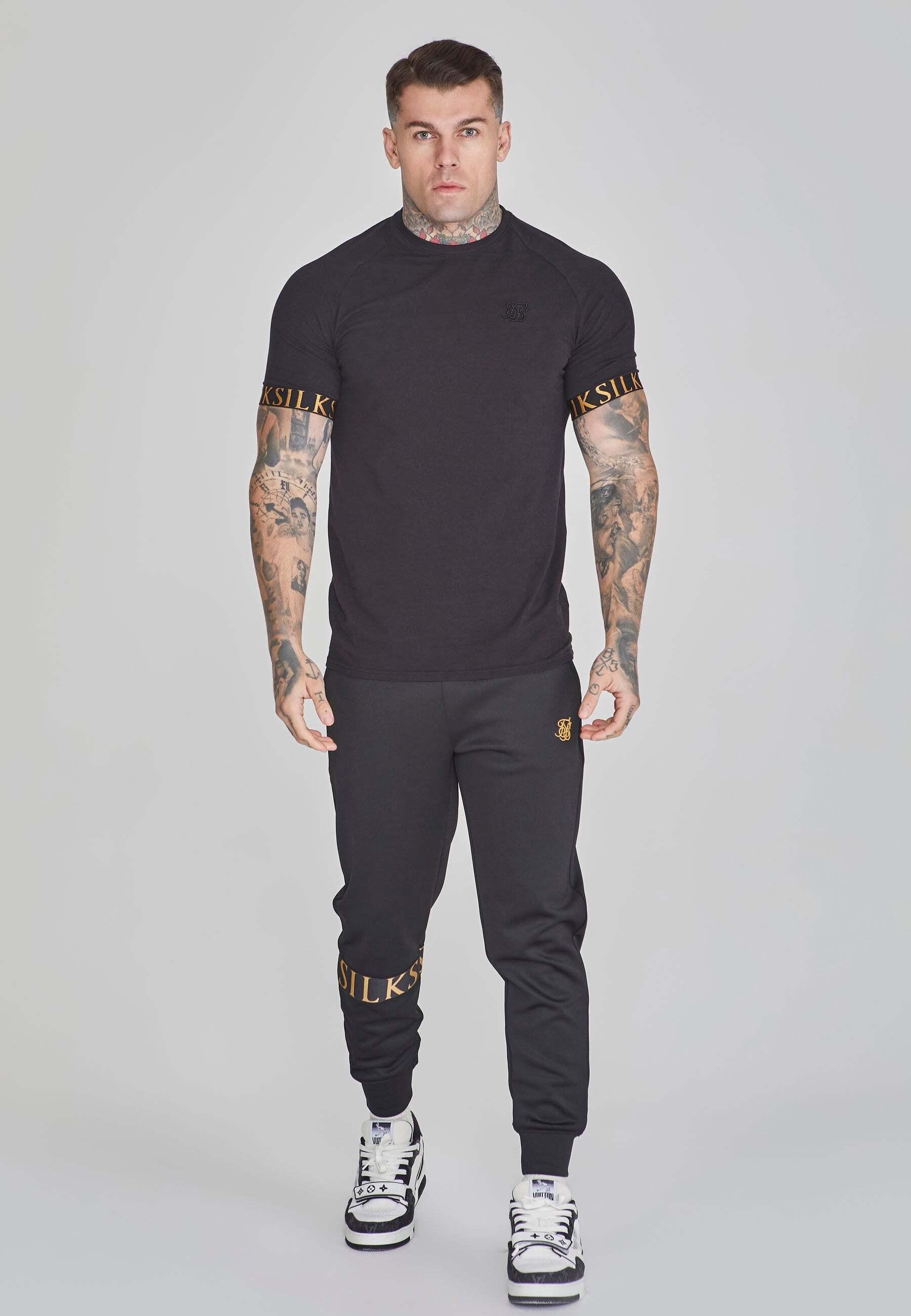 Sik Silk  T-shirt Tech T-Shirt in Black 