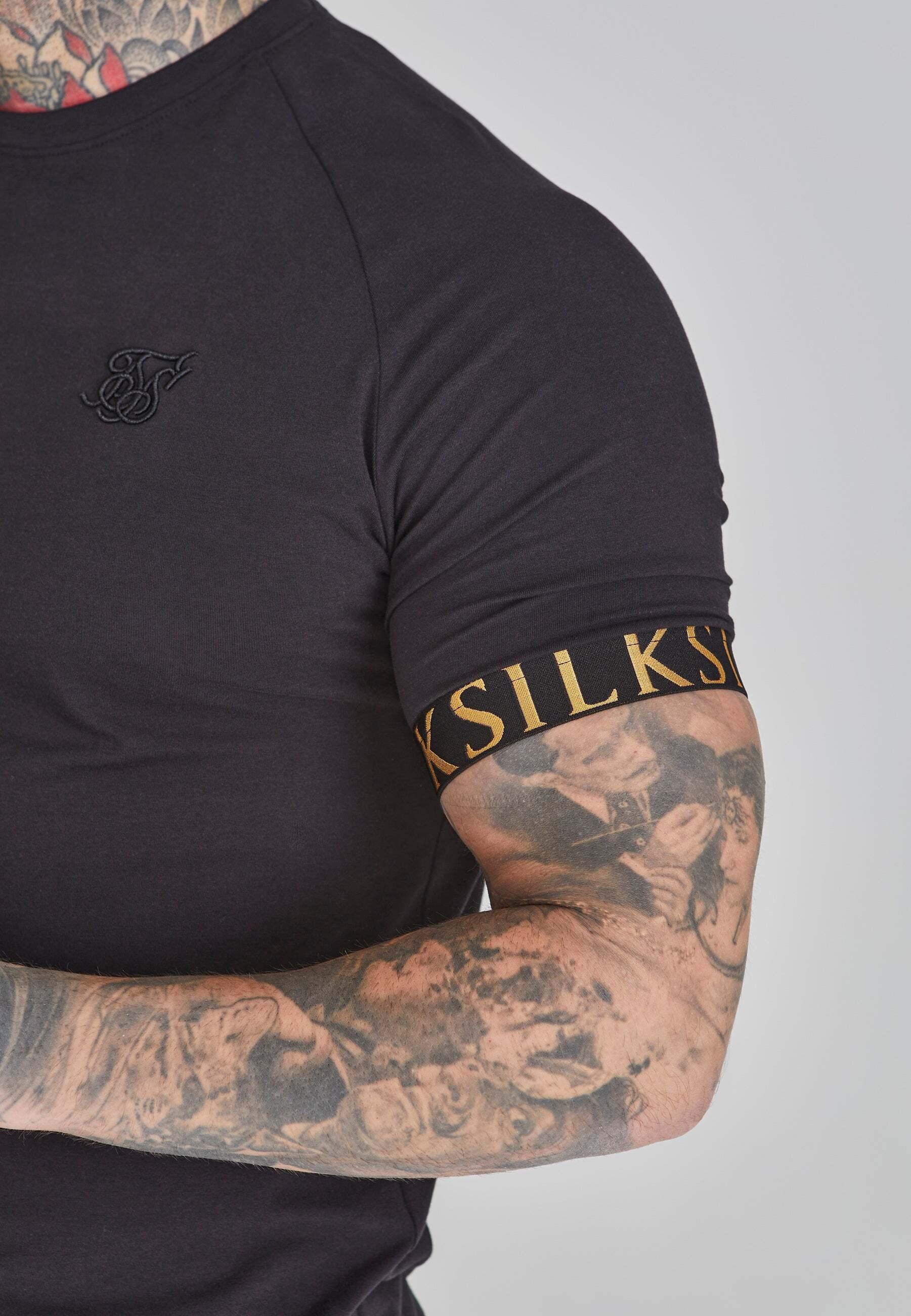 Sik Silk  T-shirt Tech T-Shirt in Black 