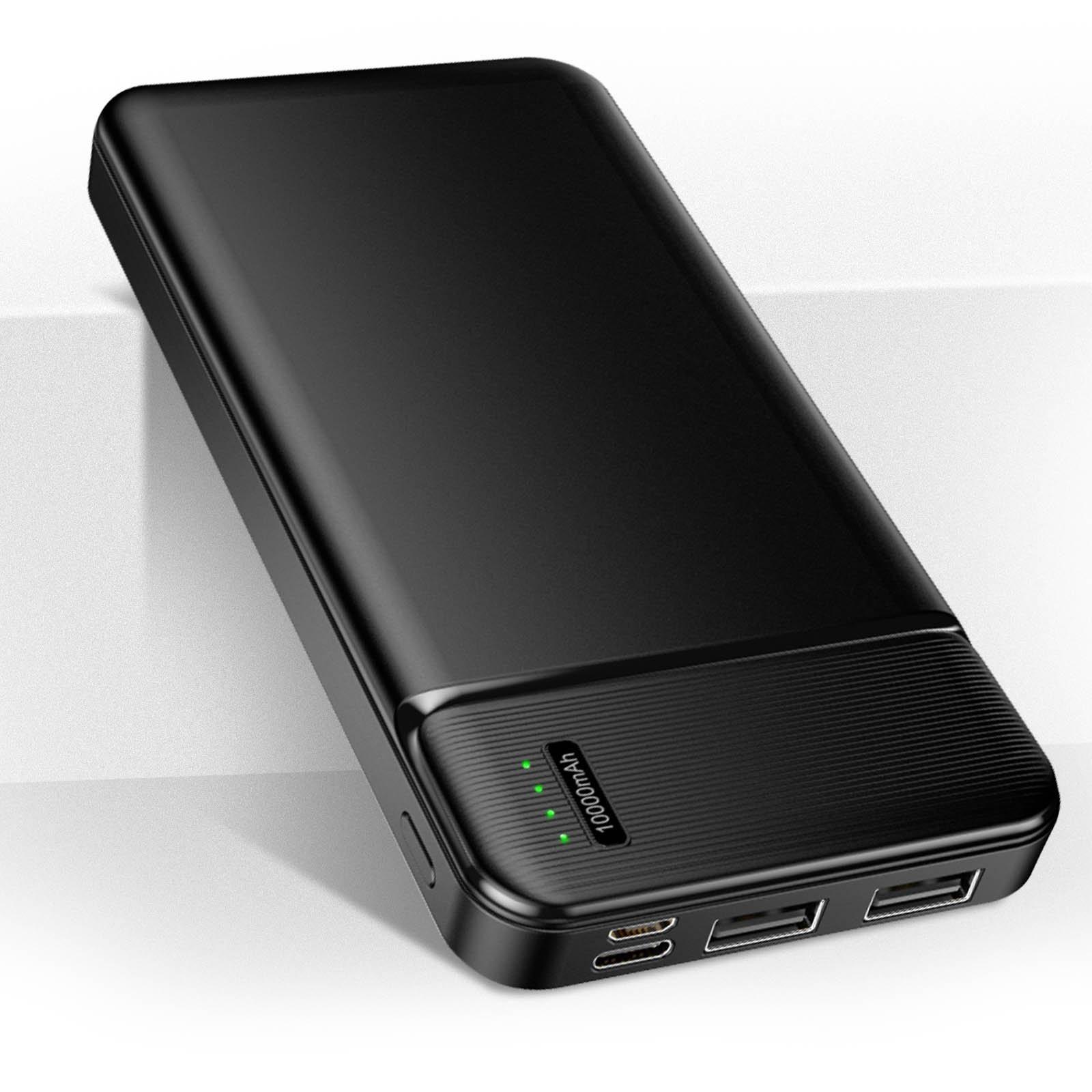 Avizar  Powerbank 10000mAh 2 USB, Maxlife - Nero 