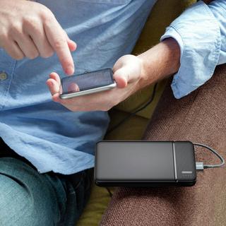 Avizar  Powerbank 10000mAh 2 USB, Maxlife - Noir 