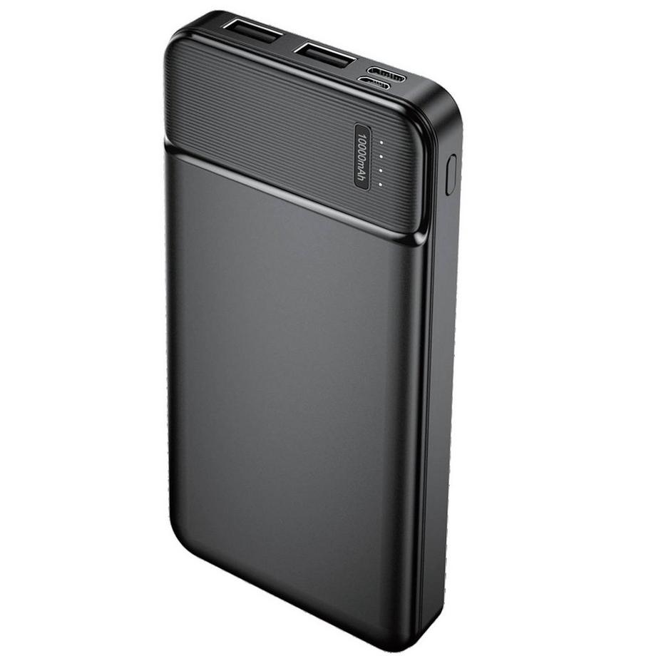 Powerbank 10000mAh 2 USB, Maxlife - Noir