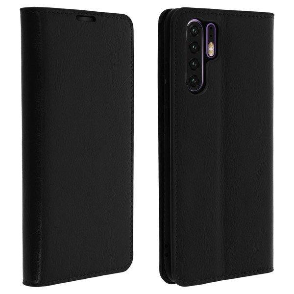 Image of Cover Echtleder Huawei P30 Pro Schwarz