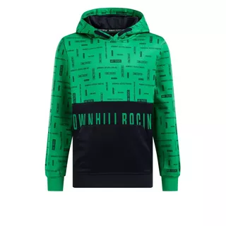 WE Fashion  Sweat-Shirt À Capuchon À Motif Et Application Garçon 