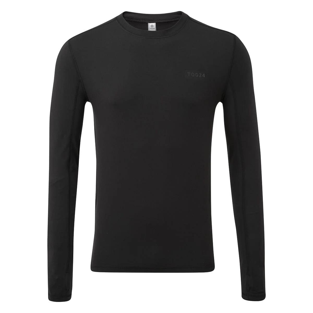 Image of Snowdon Base Layer Oberteil Rundhalsausschnitt Unisex Schwarz XXL