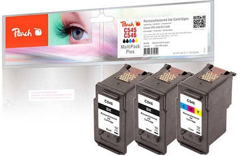 Peach  Tinte Canon PG-545/CL-546 MultiP.+ 2x9,5 1x10ml 2 x black, 1 x color 