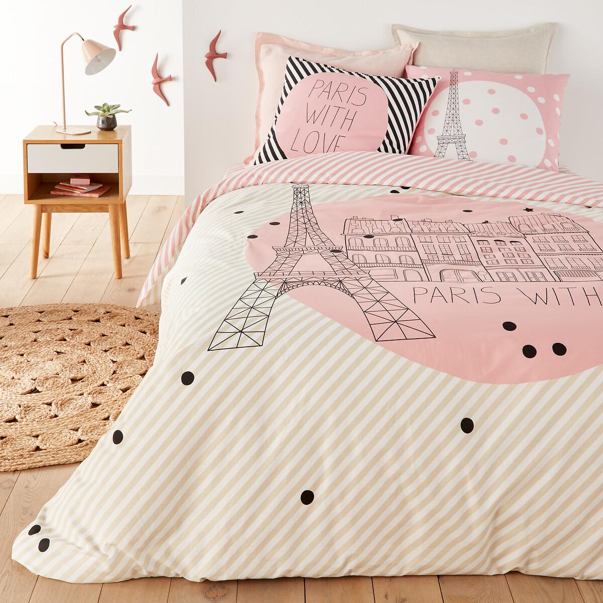 Image of Bettbezug Paris for ever aus Baumwolle Bettbezug Paris for ever aus Baumwolle